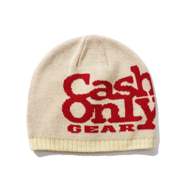 Cash Only Gear Skully Beanie, Cream