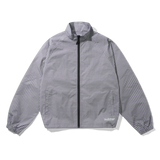 Gingham Nylon Jacket, Green / Purple