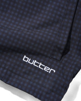 Gingham Nylon Jacket, Navy