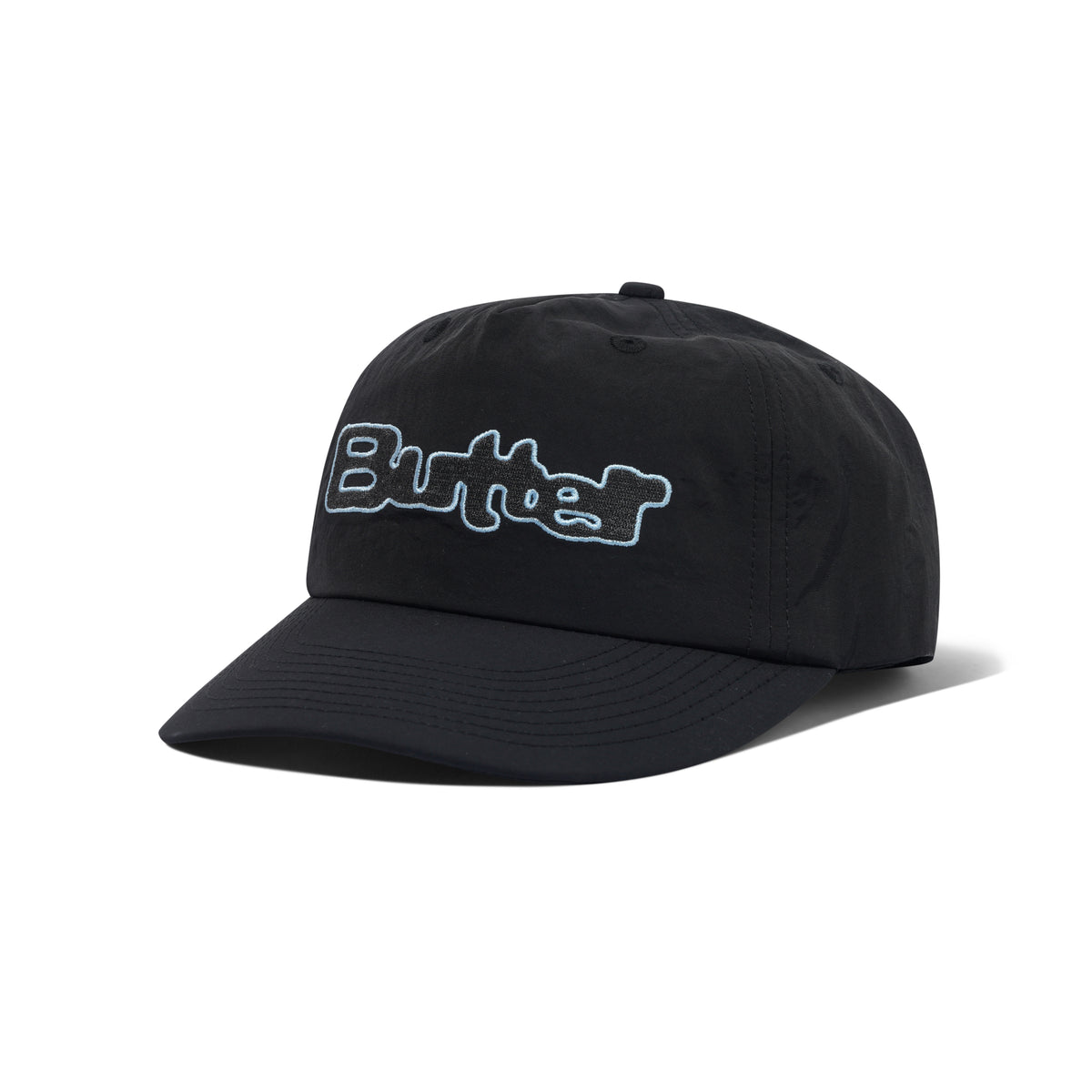 Glow 5 Panel Cap, Black