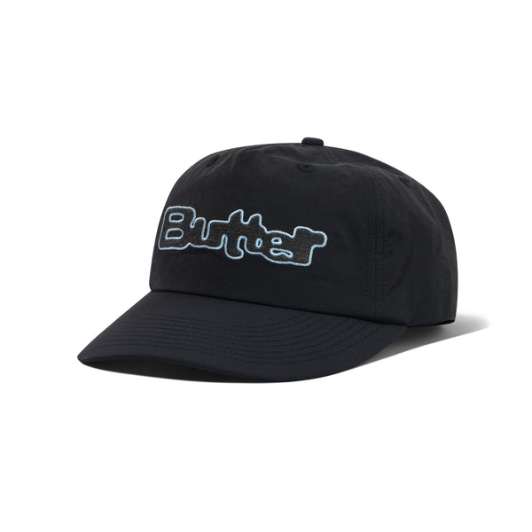 Butter Goods Glow 5 Panel Cap, Black