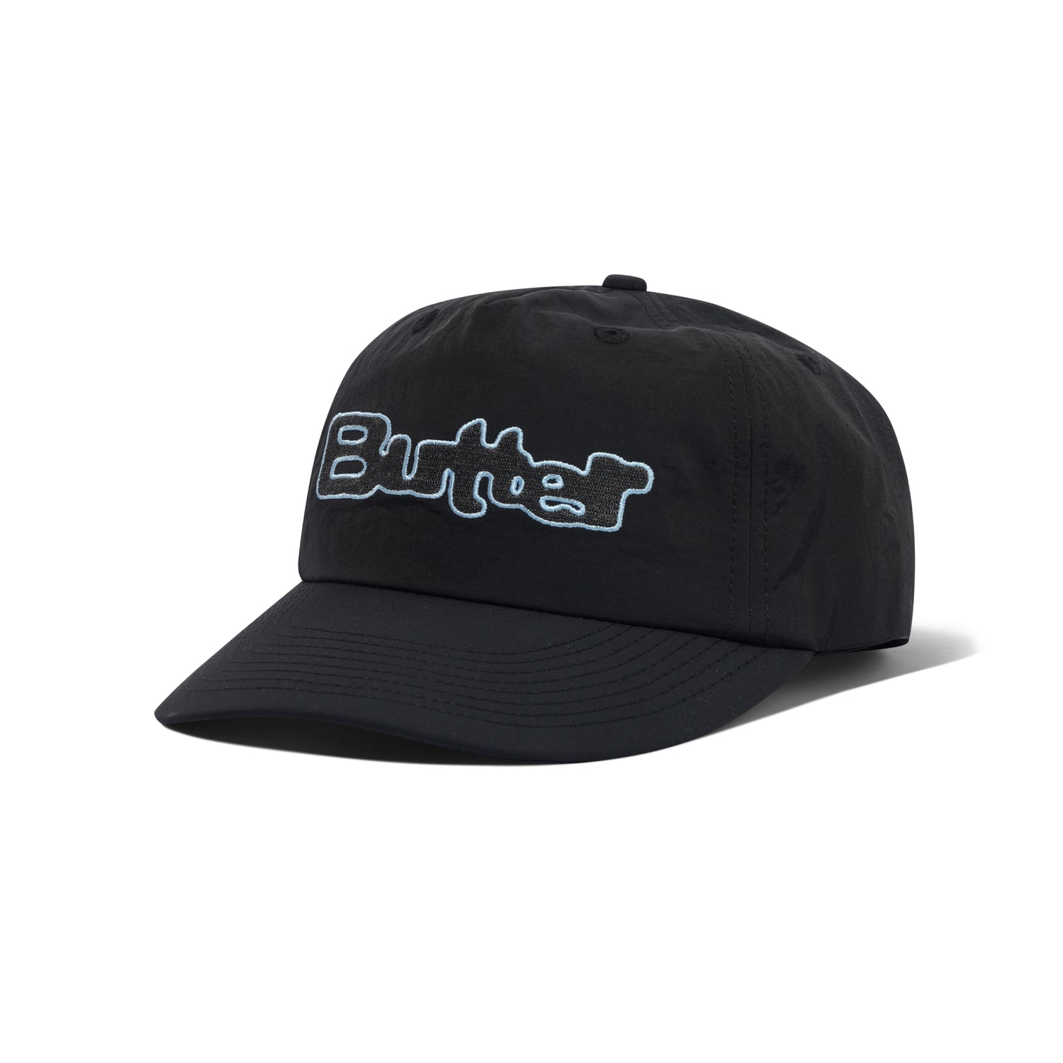 Glow 5 Panel Cap, Black