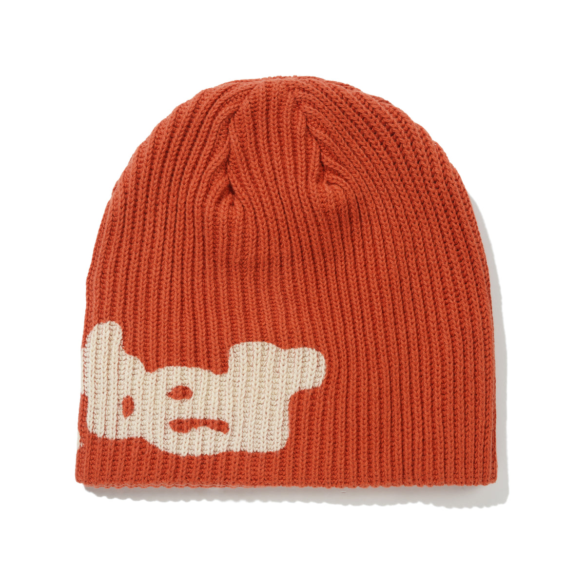 Glow Skully Beanie, Rust