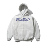 Glow Zip-Thru Hood, Ash