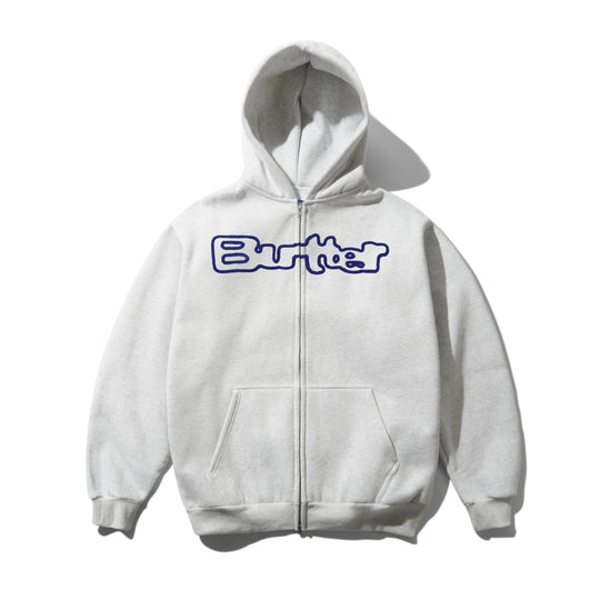Glow Zip-Thru Hood, Ash
