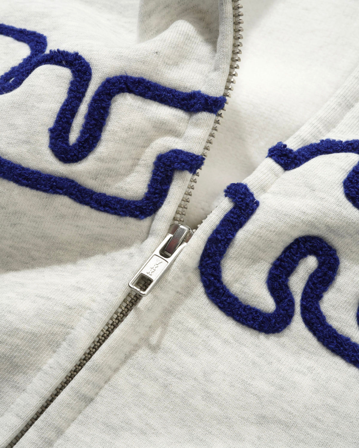 Glow Zip-Thru Hood, Ash