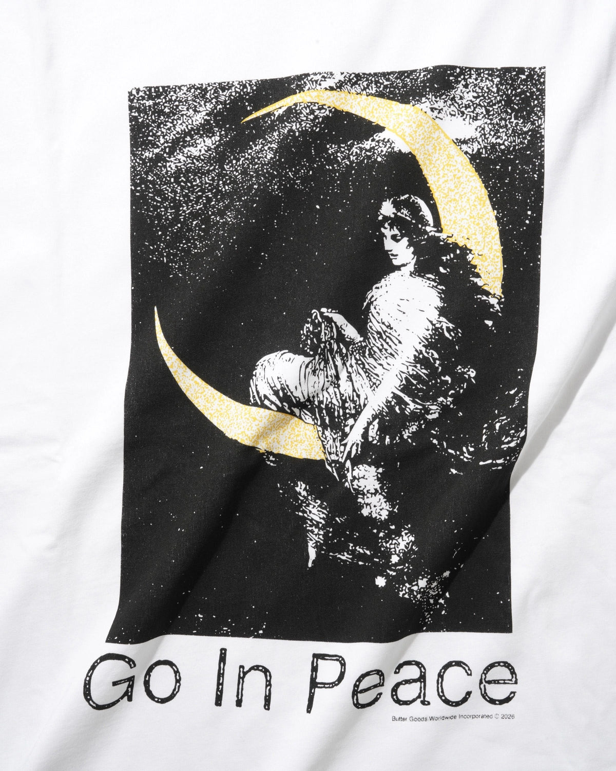 Go In Peace Tee, White