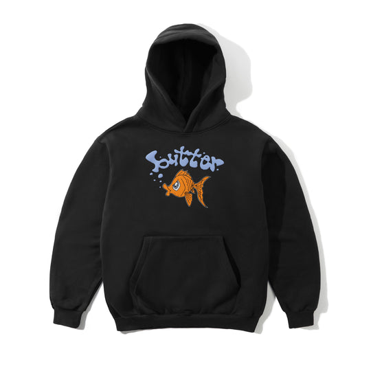 Goldfish Pullover Hood, Black