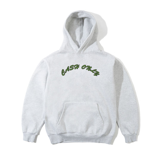 Grid Logo Pullover Hood, Ash