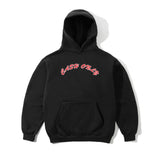 Grid Logo Pullover Hood, Black