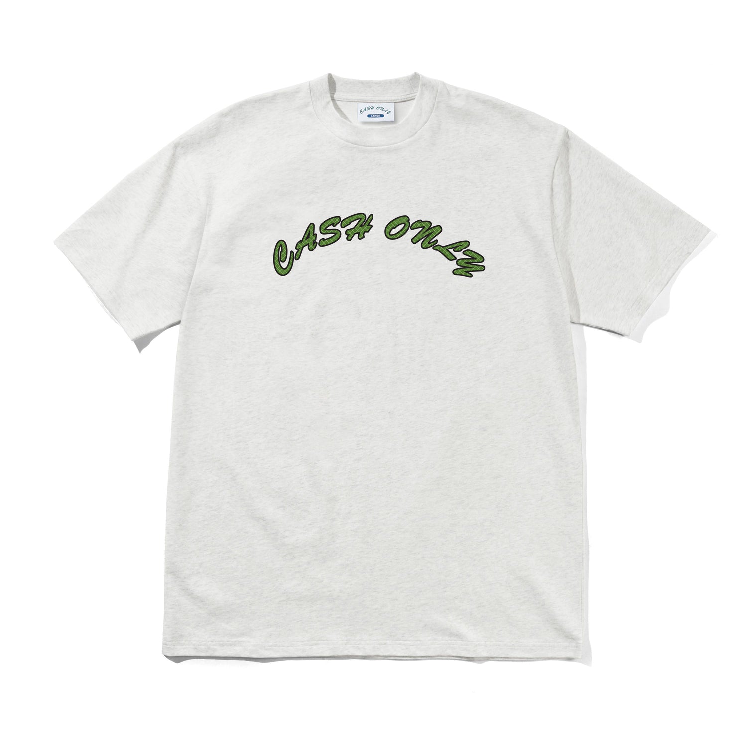 Grid Logo Tee, Ash