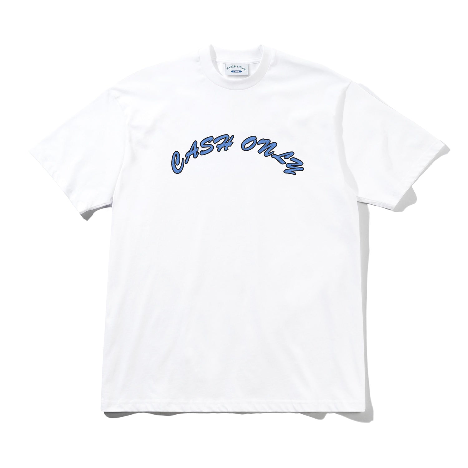 Grid Logo Tee, White