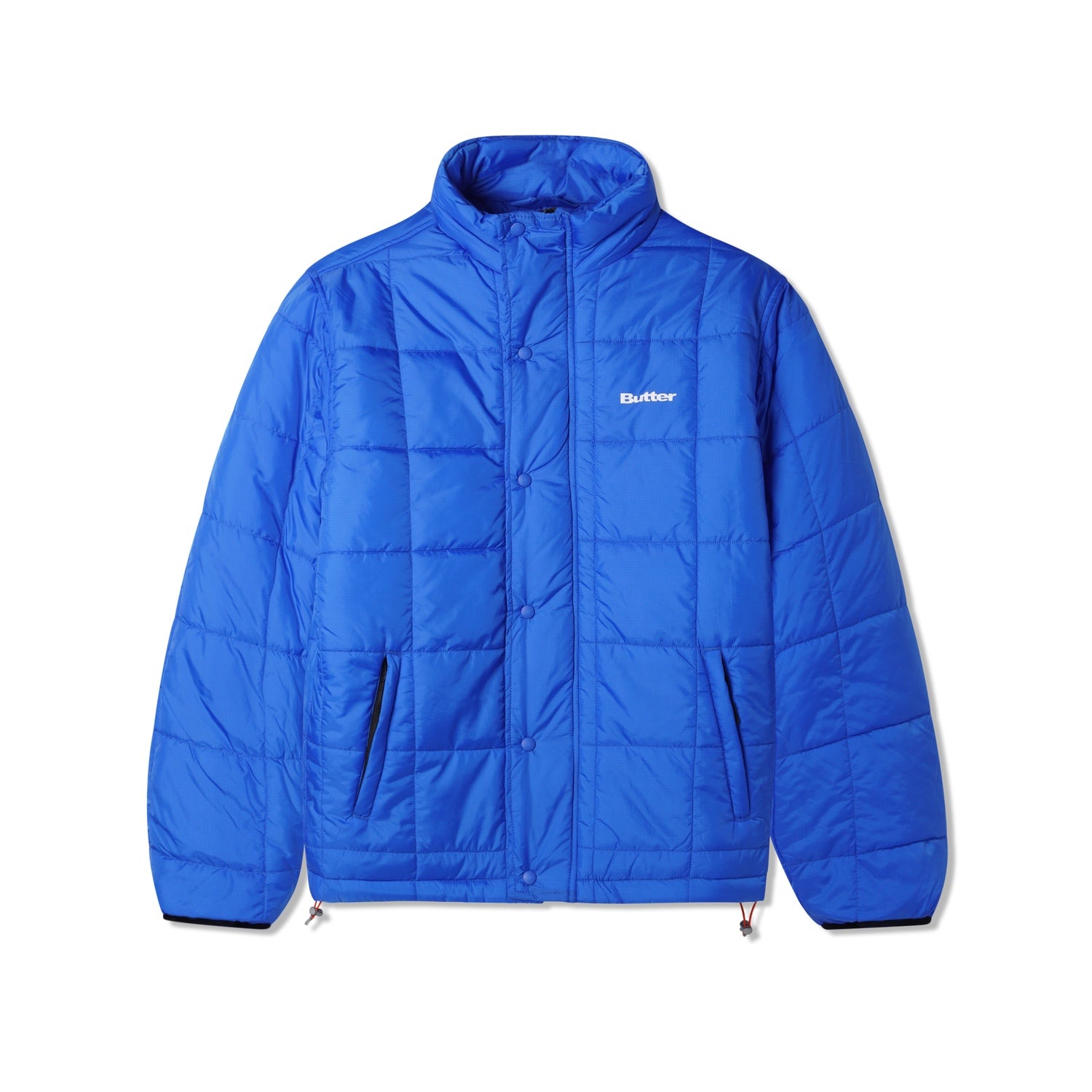 Grid Puffer Jacket, Royal