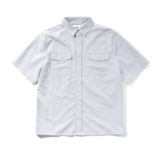 Grid S/S Shirt, Blue