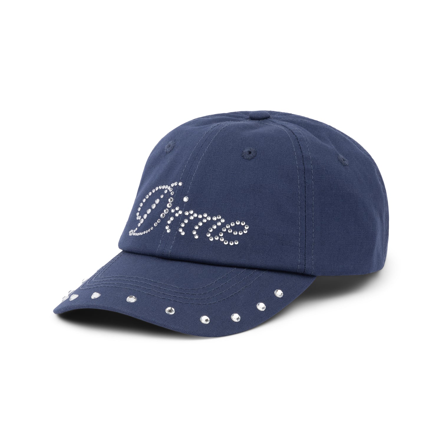 Icy Cursive Low Pro Hat, Dark Navy