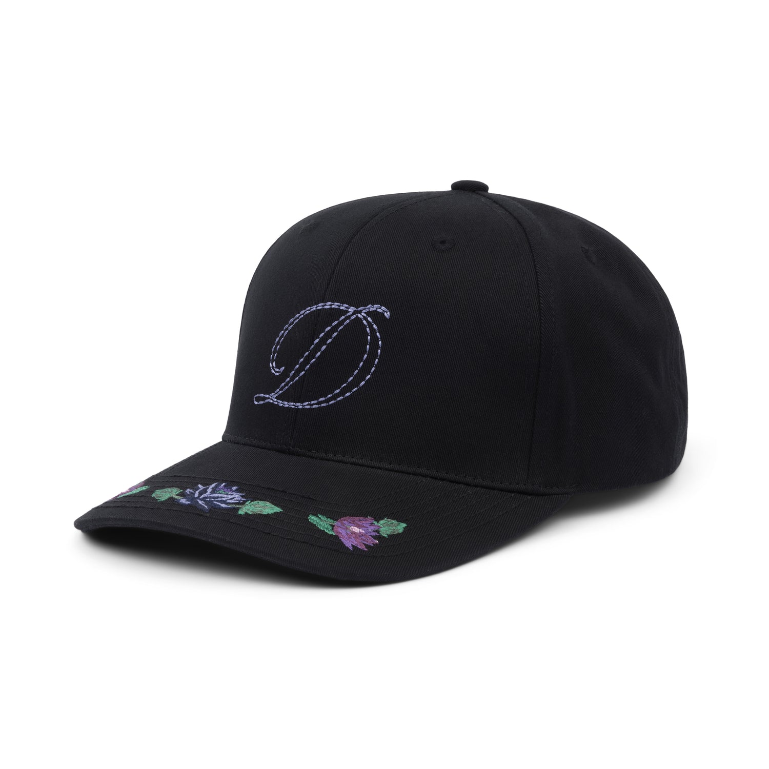 Lotus Full Fit Hat, Black