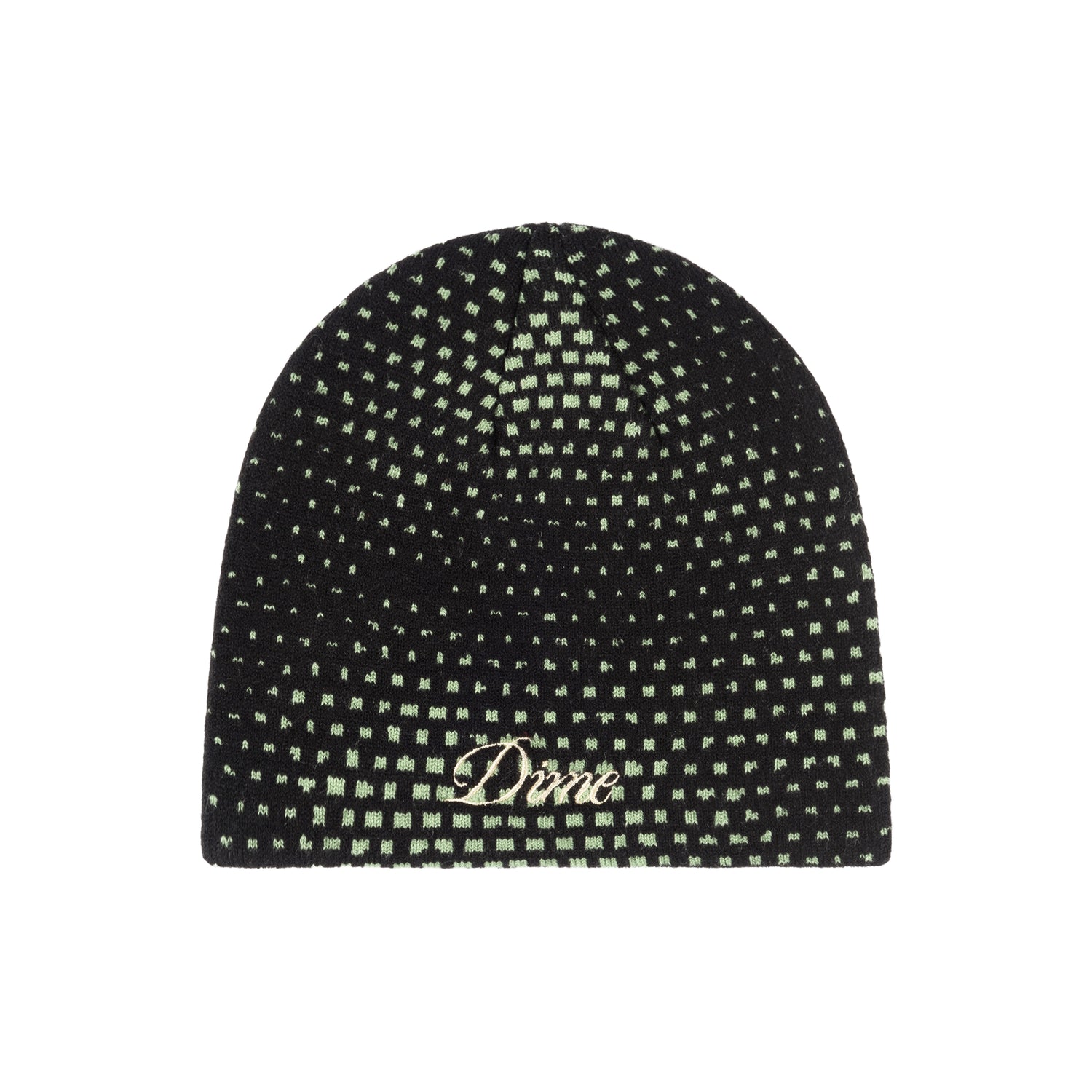 Pixel Skully Beanie, Black