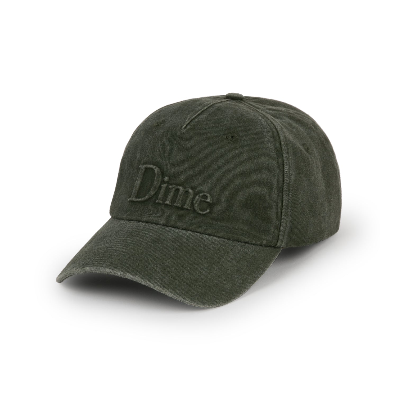 Classic Embossed Uniform Hat, Military Washed