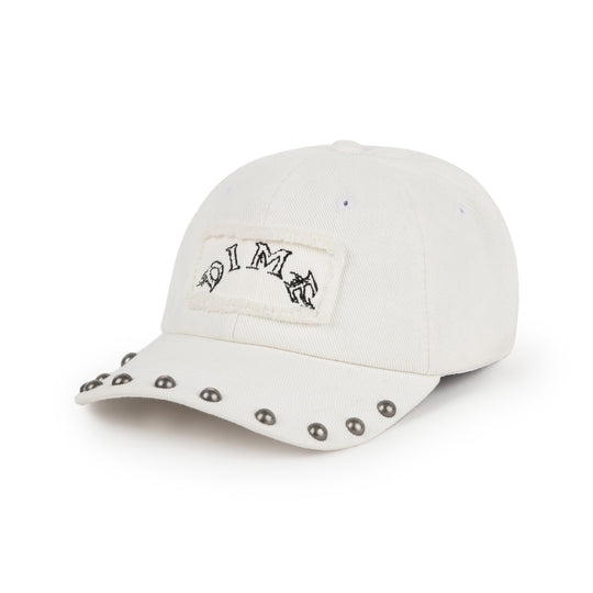 Studded Low Pro Hat, Off White