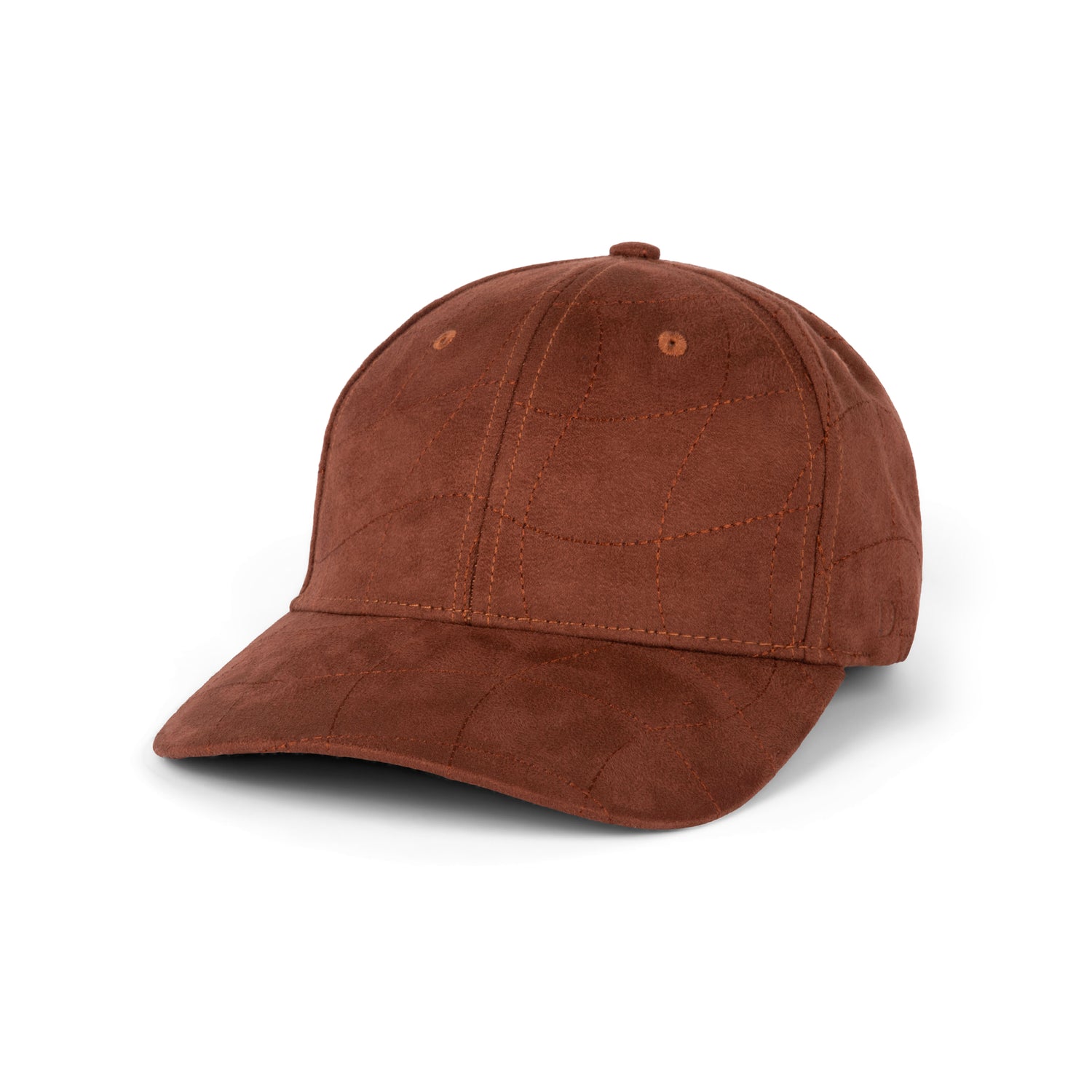 Wave Quilted Full Fit Hat, Caramel