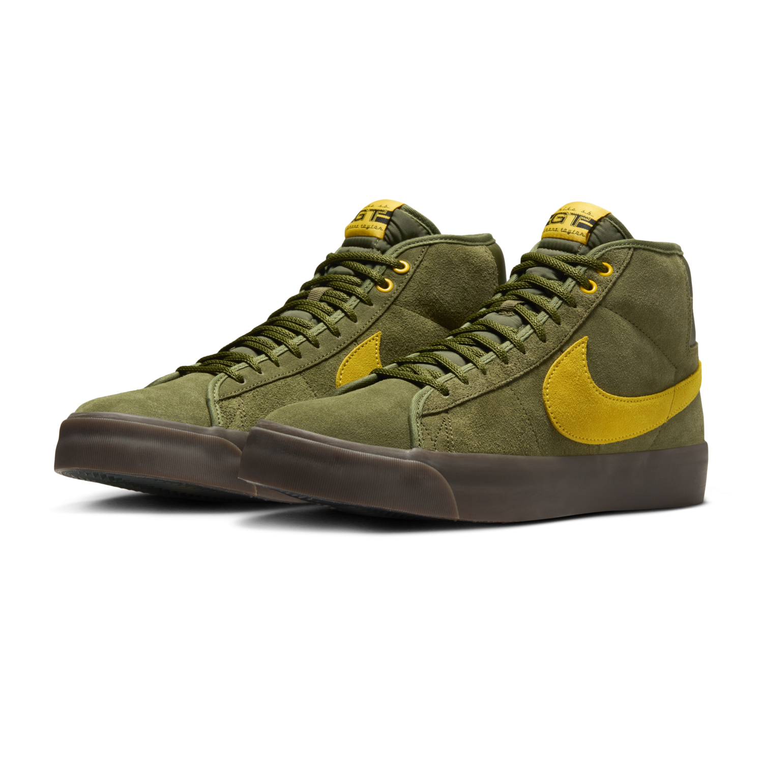 Zoom Blazer Mid QS 'Antihero', Rough Green / Amarillo