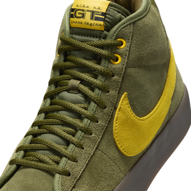 Zoom Blazer Mid QS 'Antihero', Rough Green / Amarillo