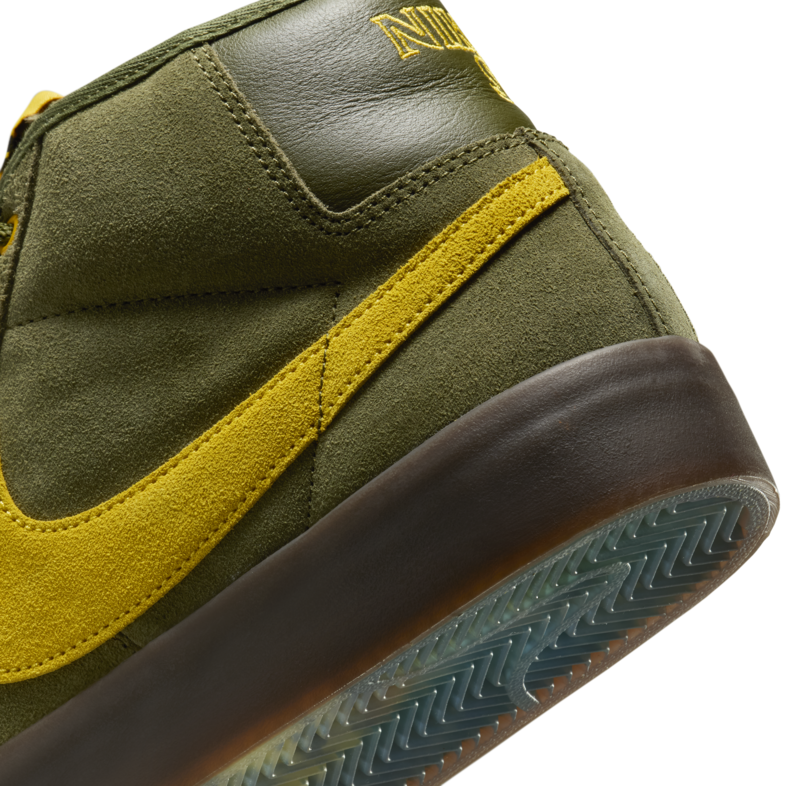 Zoom Blazer Mid QS 'Antihero', Rough Green / Amarillo