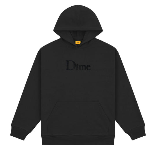 Chenille Logo Pullover, Black