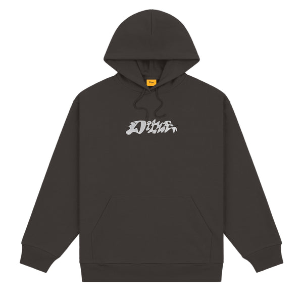 Dime Happy Pullover Hood, Vintage Black