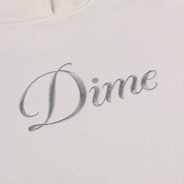Dime Cursive Pullover Hood, Cement