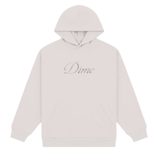Cursive Pullover Hood, Cement