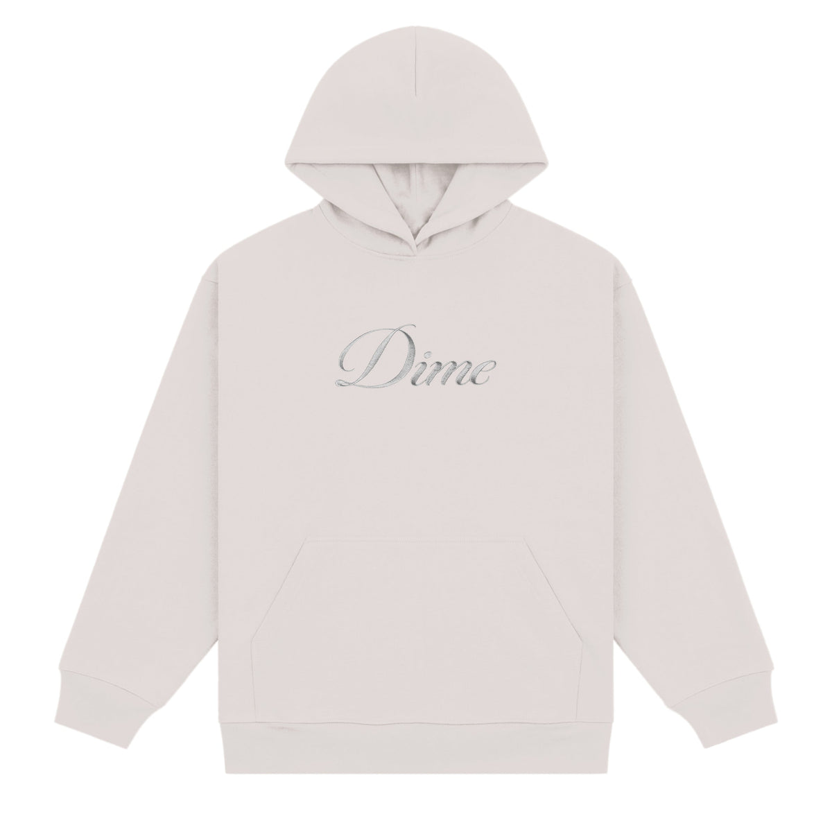 Cursive Pullover Hood, Cement