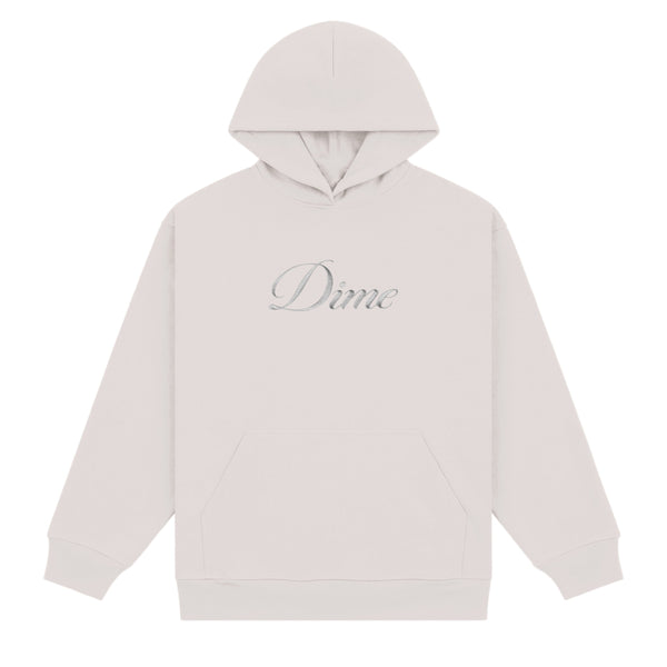 Dime Cursive Pullover Hood, Cement
