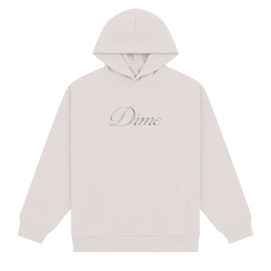 Cursive Pullover Hood, Cement