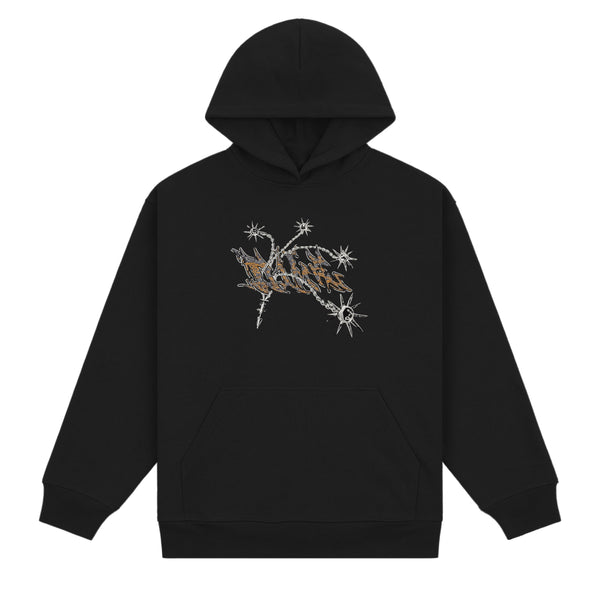 Dime Flail Pullover Hood, Black