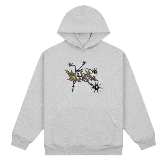 Flail Pullover Hood, Heather Grey