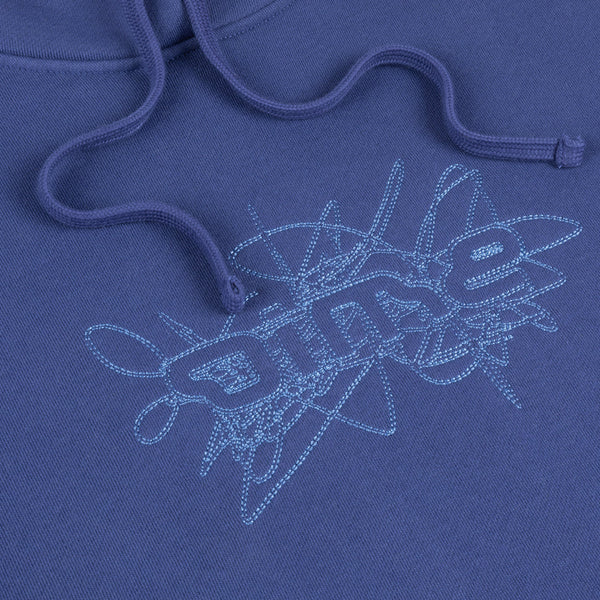 Dime Glyph Pullover Hood, Night Blue