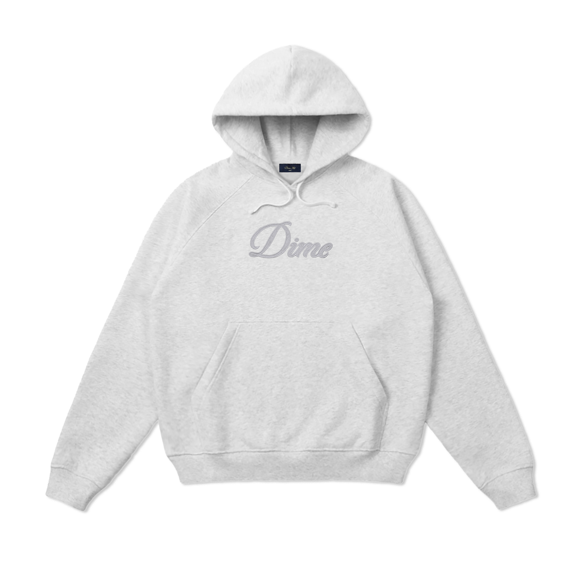 Cursive Hoodie, Ash