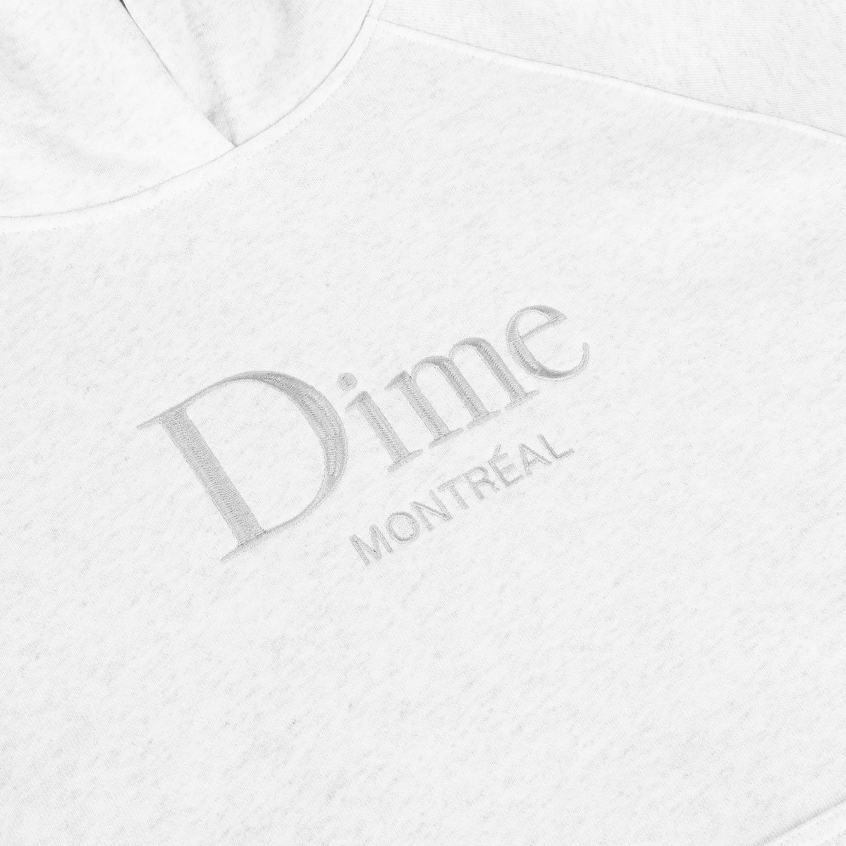 Classic Dime Mtl Pullover Hood, Ash