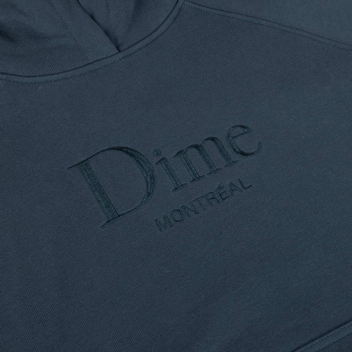 Classic Dime Mtl Pullover Hood, Navy