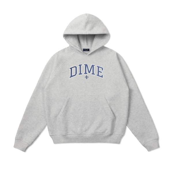 Dime Varsity Hoodie, Heather Gray