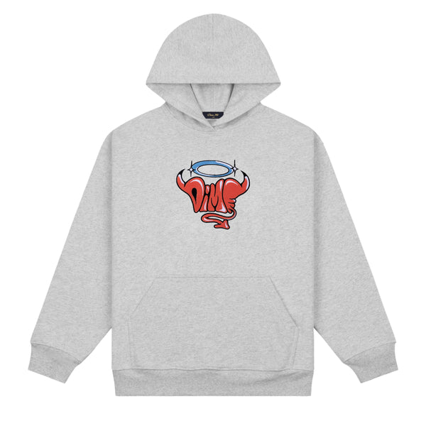 Dime Purgatory Pullover Hood, Heather Grey