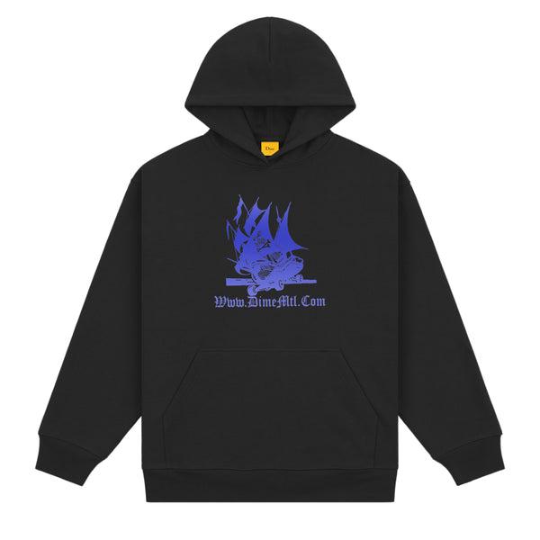 Dime Torrent Pullover, Black