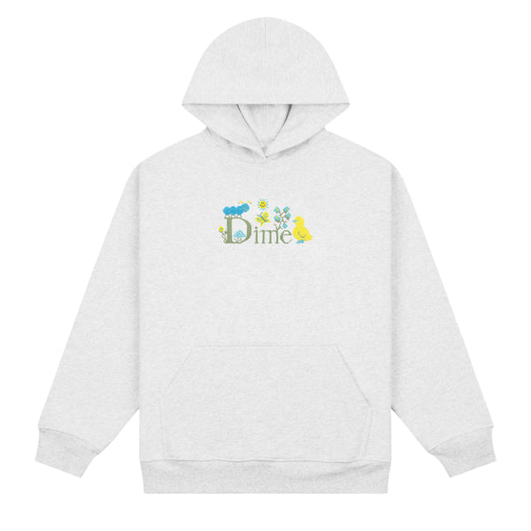 Dime Classic Cross Stitch Hoodie, Ash
