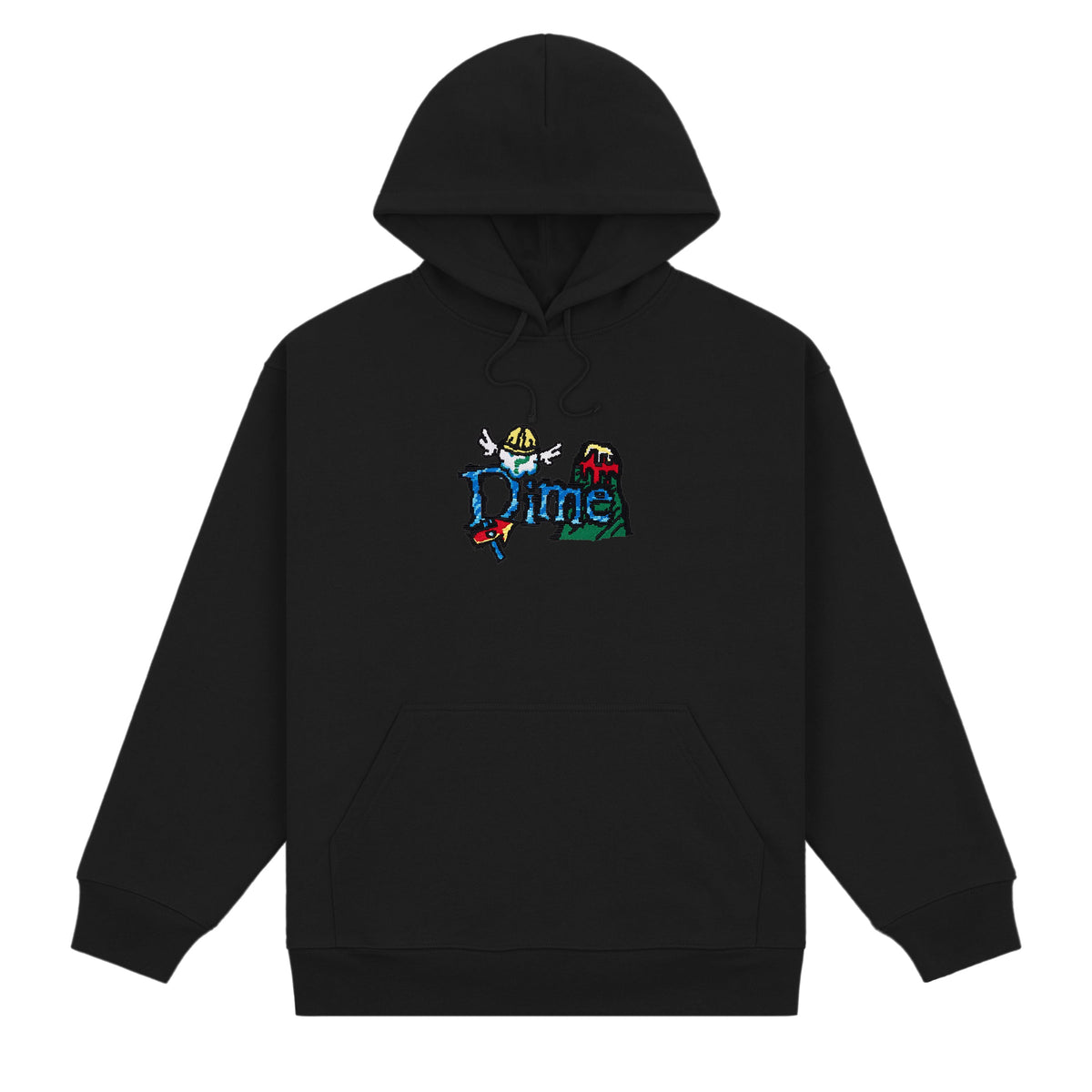 Classic Fuzzy Hoodie, Black
