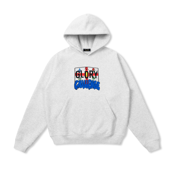 Dime Glo Dime Glory Challenge Hoodie, Ash