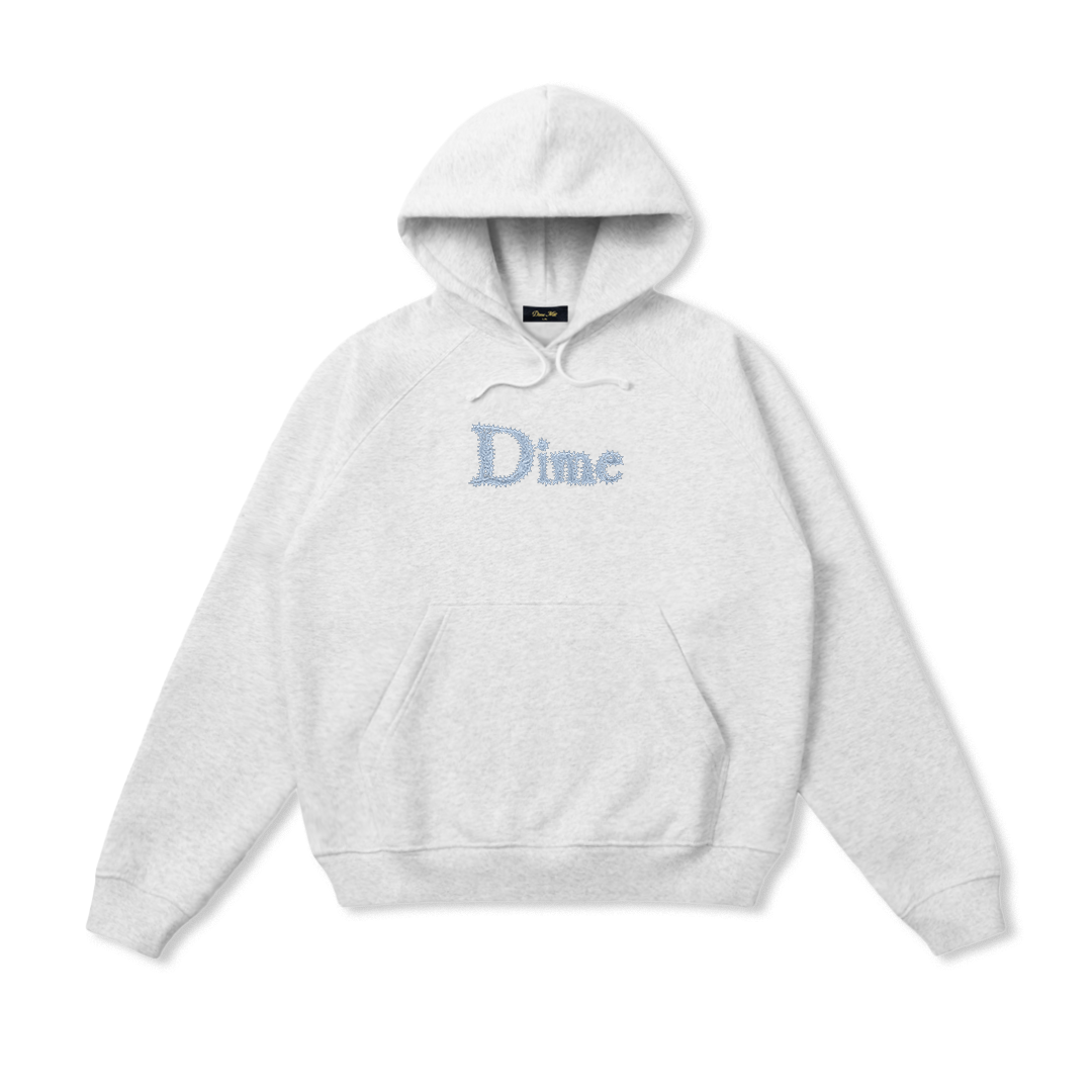 Classic Spiked Hoodie, Ash