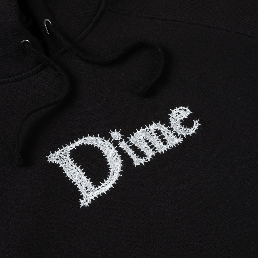 Classic Spiked Hoodie, Black