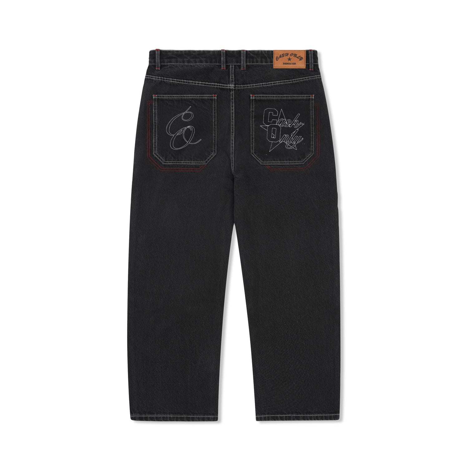 Halftime Denim Jeans, Distressed Black