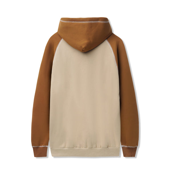 Cash Only Halftime Raglan Pullover Hood, Cognac / Tan